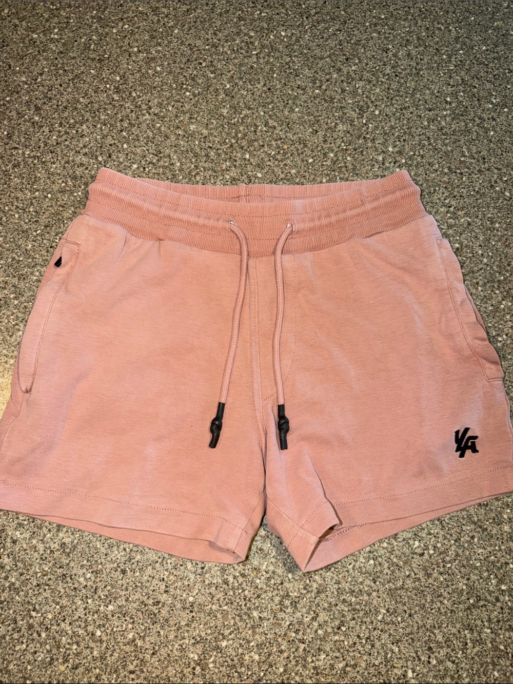 YoungLA Blush Pink Drawstring Athletic Shorts